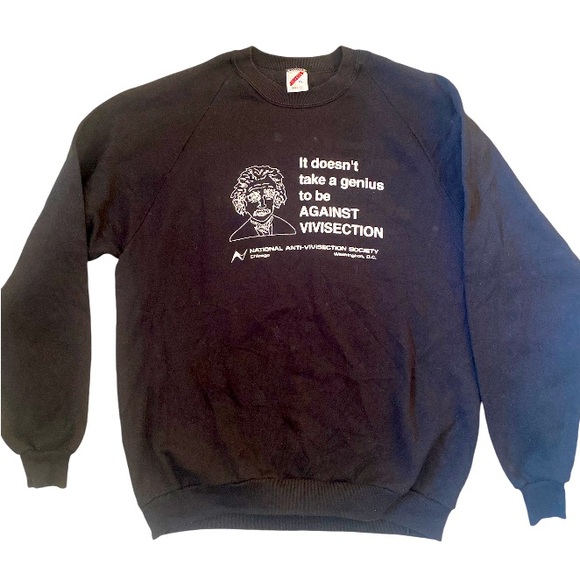 1987’ Vintage Anti Vivisection Society Sweater